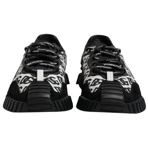 Schwarz Logo Lace Up Low Top NS1 Turnschuhe