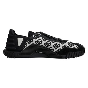Schwarz Logo Lace Up Low Top NS1 Turnschuhe
