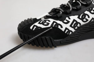Schwarz Logo Lace Up Low Top NS1 Turnschuhe