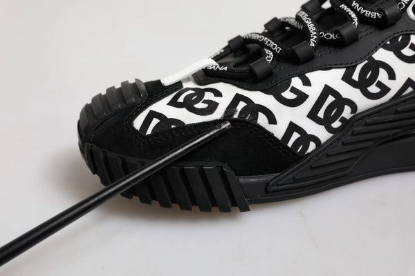 Schwarz Logo Lace Up Low Top NS1 Turnschuhe