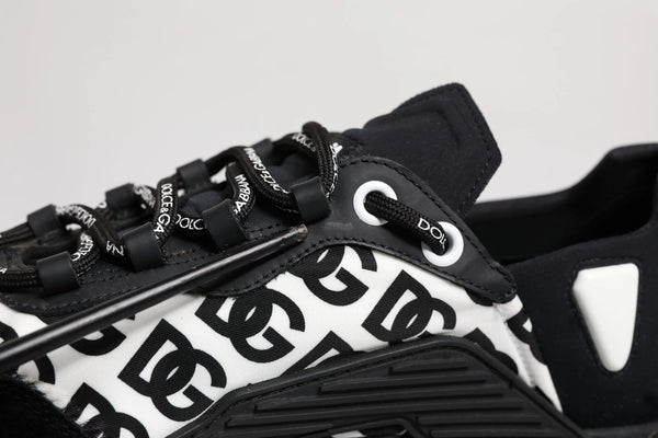 Schwarz Logo Lace Up Low Top NS1 Turnschuhe