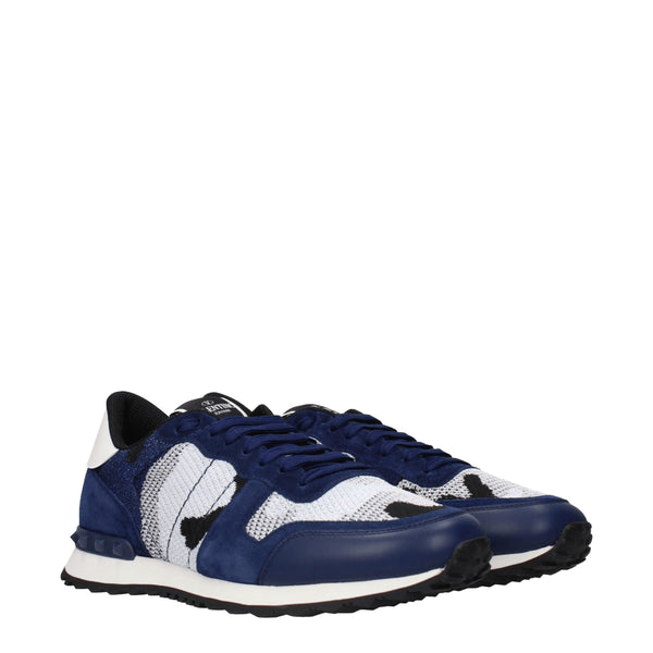 Graue Sportliche Turnschuhe aus Stoff