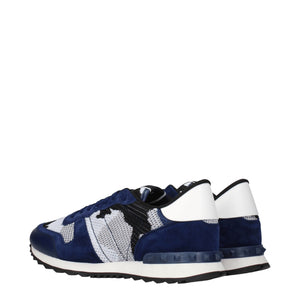 Graue Sportliche Turnschuhe aus Stoff
