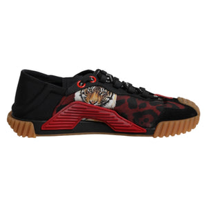 Schwarz Logo Low Top NS1 Männer Turnschuhe