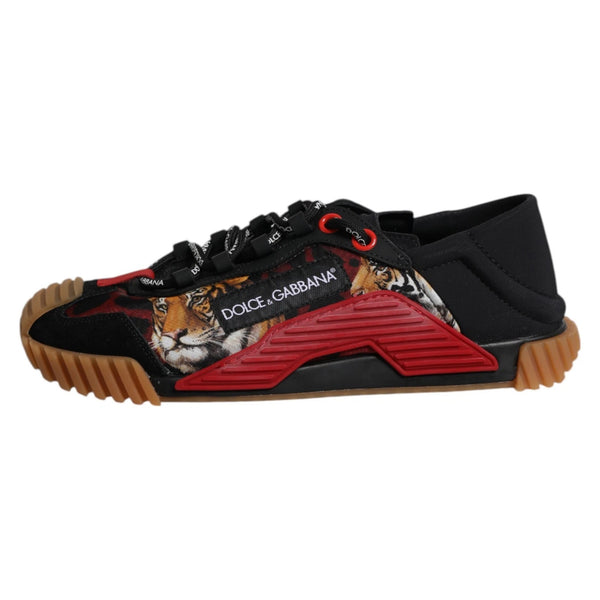 Schwarz Logo Low Top NS1 Männer Turnschuhe