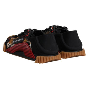 Schwarz Logo Low Top NS1 Männer Turnschuhe