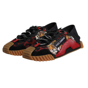 Schwarz Logo Low Top NS1 Männer Turnschuhe