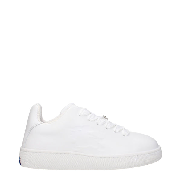 Weiße Sneaker aus Leder mit niedrigem Schaft