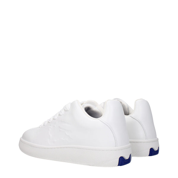 Weiße Sneaker aus Leder mit niedrigem Schaft
