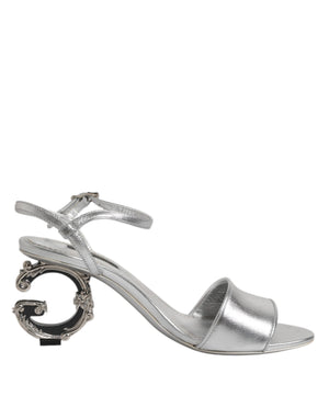 Silber KEIRA Heels Riemchensandalen Schuhe