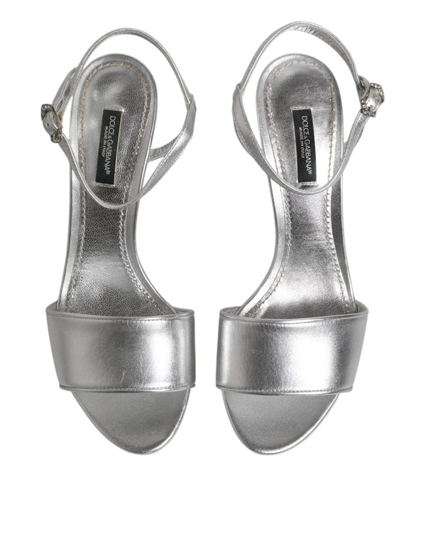 Silber KEIRA Heels Riemchensandalen Schuhe