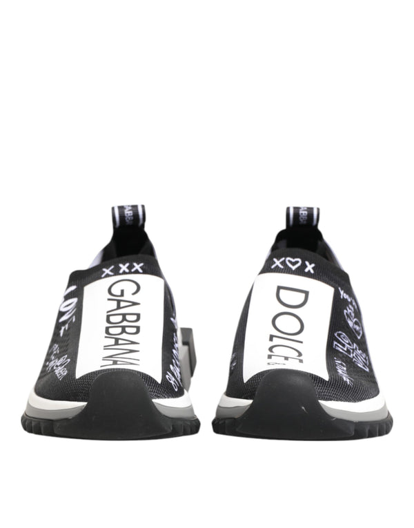 Schwarz Weiß Sorrento Low Top Sneakers Schuhe