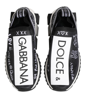 Schwarz Weiß Sorrento Low Top Sneakers Schuhe