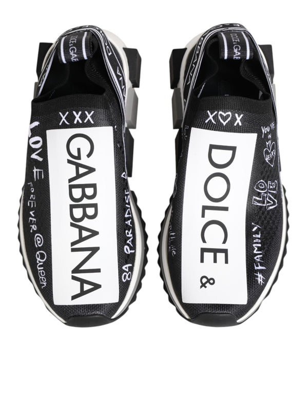 Schwarz Weiß Sorrento Low Top Sneakers Schuhe