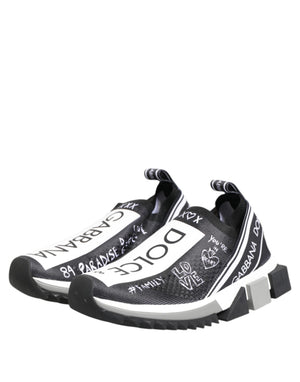 Schwarz Weiß Sorrento Low Top Sneakers Schuhe