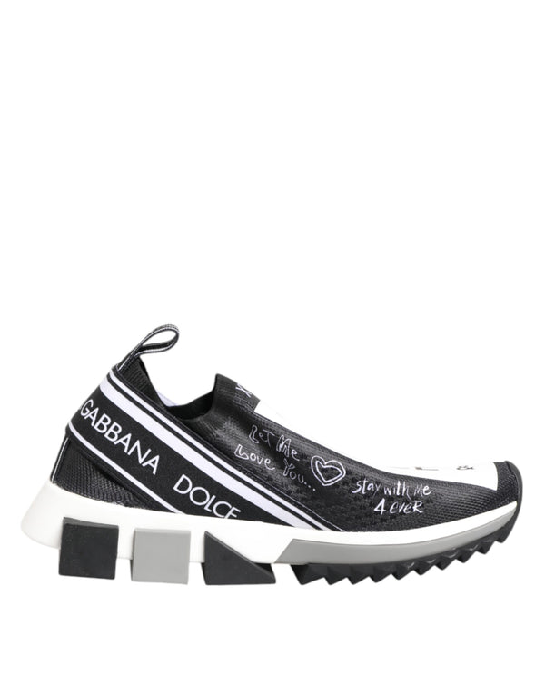 Schwarz Weiß Sorrento Low Top Sneakers Schuhe