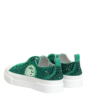 Grün Portofino Crystal DG Logo Sneakers Schuhe