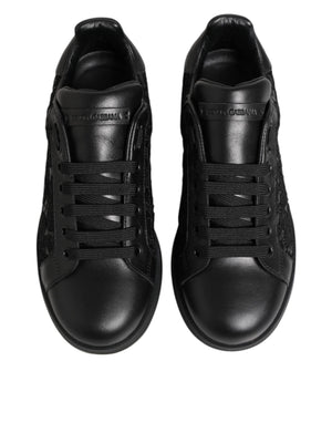 Schwarz Floral Spitze Low Top Sneakers Schuhe