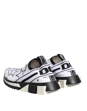 Weiß Sterne Sorrento Low Top Turnschuhe Schuhe
