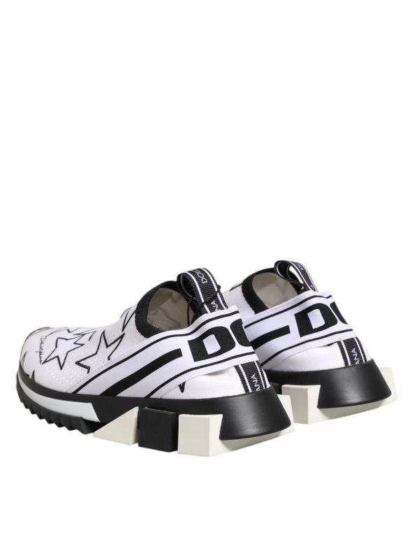 Weiß Sterne Sorrento Low Top Turnschuhe Schuhe