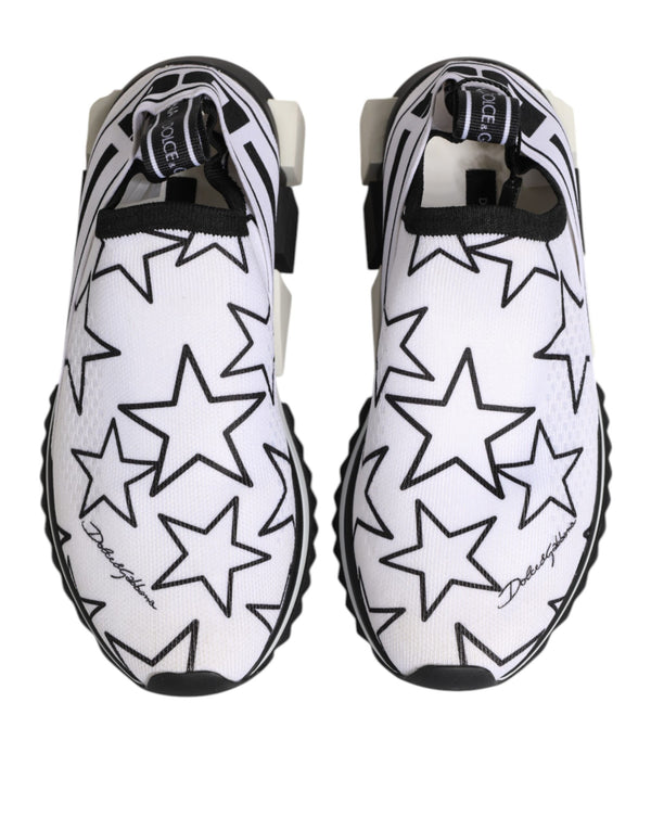 Weiß Sterne Sorrento Low Top Turnschuhe Schuhe