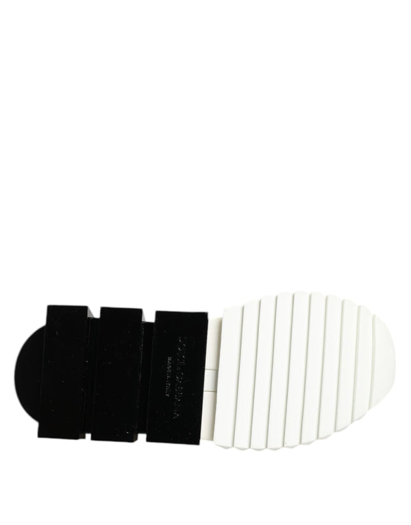 Weiß Schwarz Low Top Sorrento Turnschuhe Schuhe