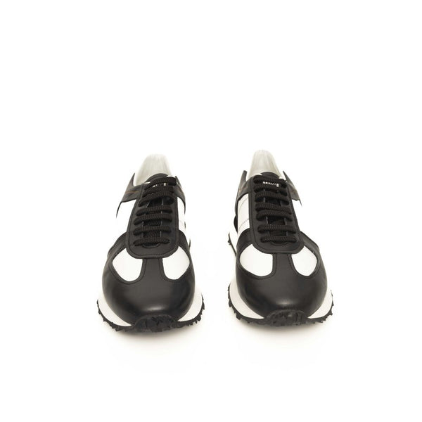Schwarzes Kalbsleder Herren Sneaker