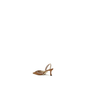 Braune Kalbshaut Bos Taurus Schnürschuhe