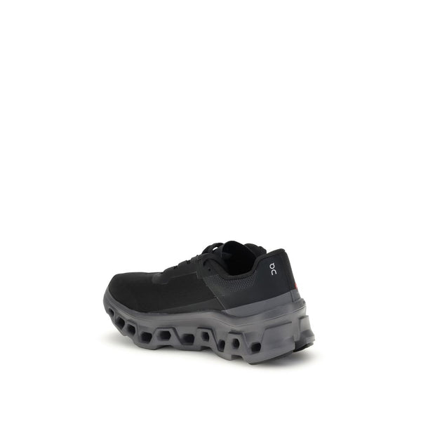 Schwarze Polyester-Sportschuhe