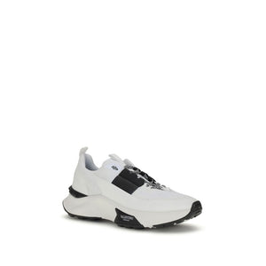 Weiße Kalbshaut Bos Taurus Sportschuhe