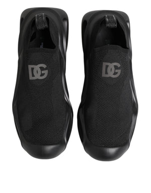 Schwarz Slip On Wave Low Top Männer Sneaker Schuhe