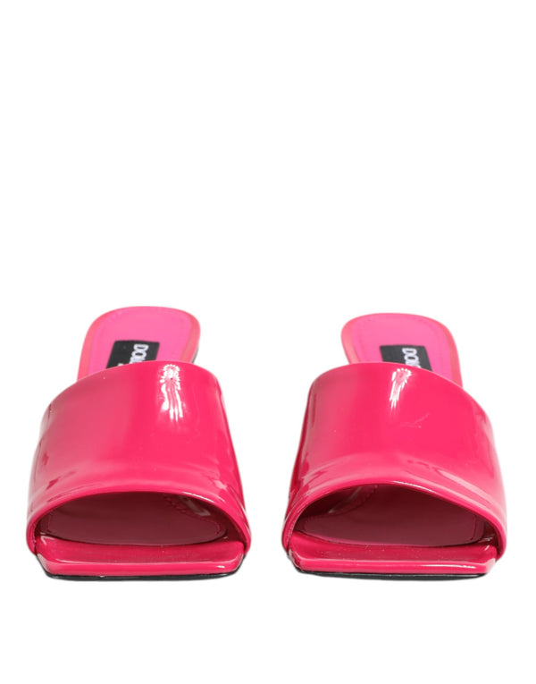 Rosa Offene Zehe Blockabsatz Mules Sandalen Schuhe