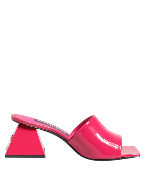 Rosa Offene Zehe Blockabsatz Mules Sandalen Schuhe
