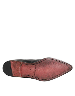 Schwarzer Chelsea Slip On Männer Ankle Boots Schuhe