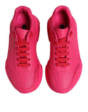 Rosa Leder Daymaster Low Top Sneakers Schuhe
