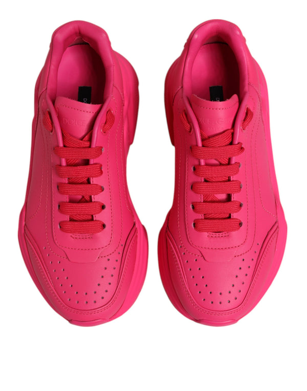 Rosa Leder Daymaster Low Top Sneakers Schuhe