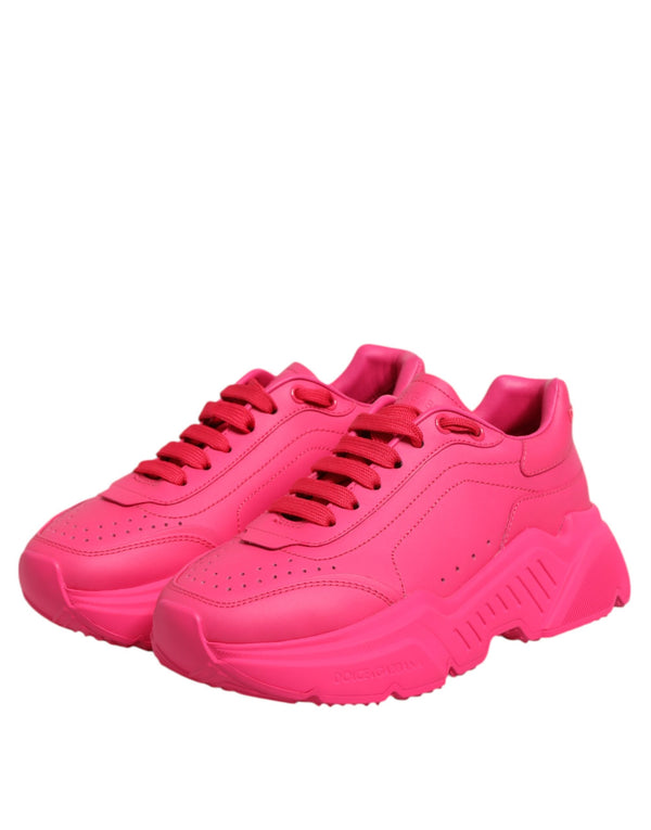 Rosa Leder Daymaster Low Top Sneakers Schuhe