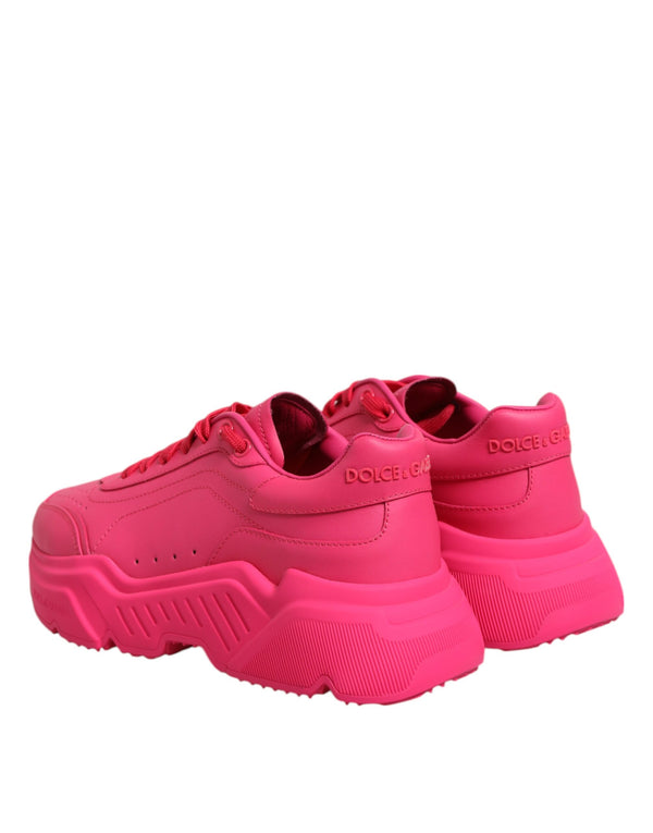 Rosa Leder Daymaster Low Top Sneakers Schuhe