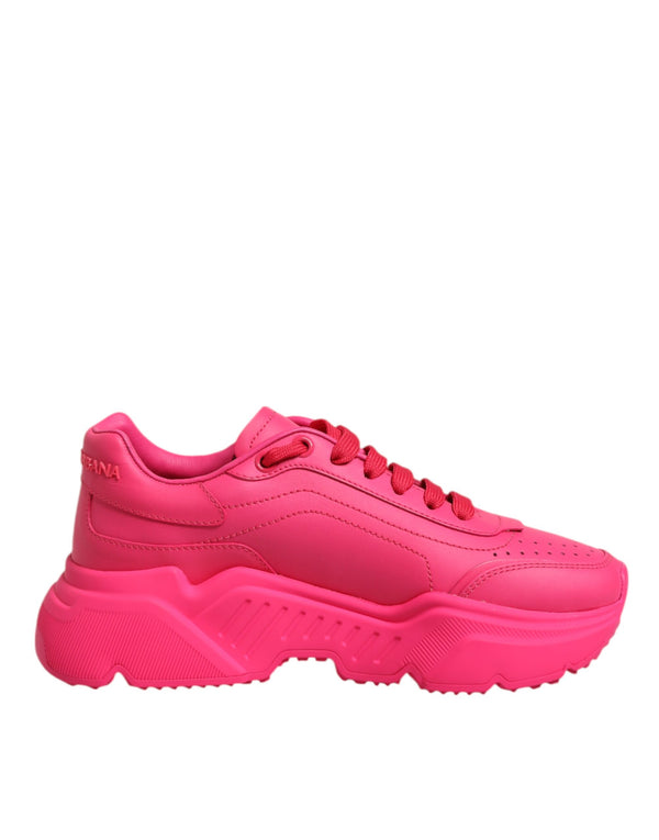 Rosa Leder Daymaster Low Top Sneakers Schuhe