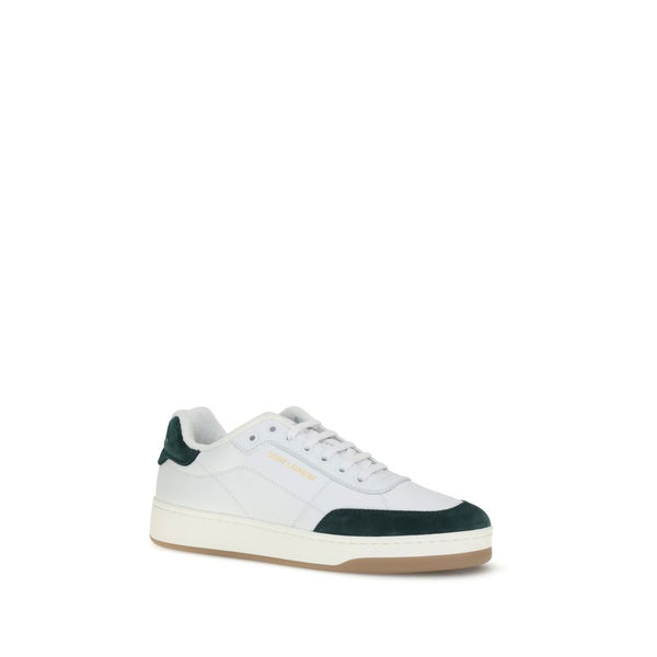 Weiße Kalbshaut Bos Taurus Sneakers mit niedrigem Schaft