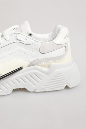 Weiß Daymaster Low Top Herren Turnschuhe Schuhe