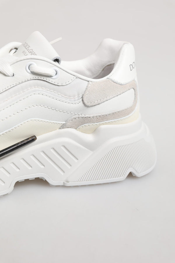 Weiß Daymaster Low Top Herren Turnschuhe Schuhe
