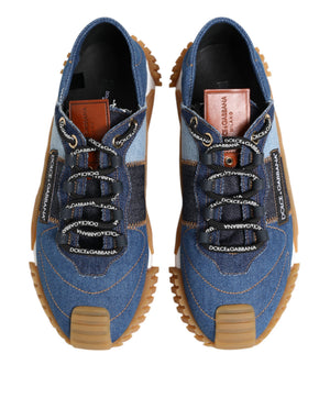 Blau Lace Up Low Top NS1 Turnschuhe Schuhe