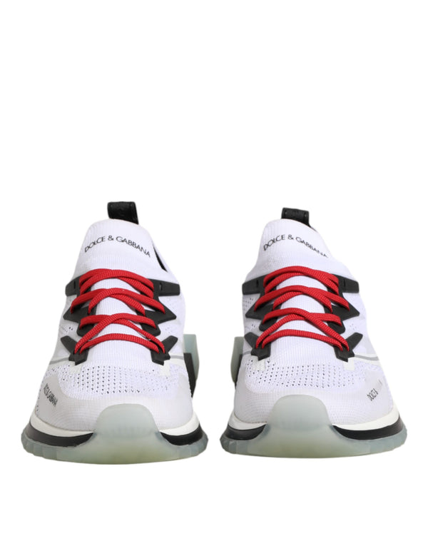 Weiß SORRENTO Sport Stretch Turnschuhe Schuhe