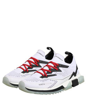 Weiß SORRENTO Sport Stretch Turnschuhe Schuhe