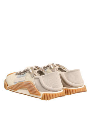 Beige Lace Up Low Top NS1 Männer Turnschuhe Schuhe