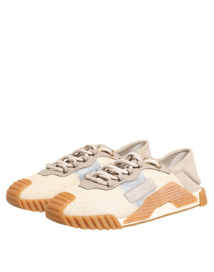 Beige Lace Up Low Top NS1 Männer Turnschuhe Schuhe