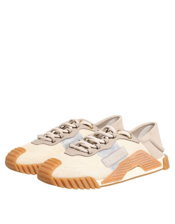 Beige Lace Up Low Top NS1 Männer Turnschuhe Schuhe