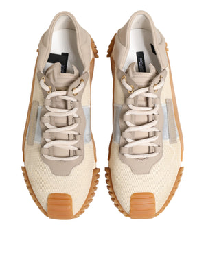 Beige Lace Up Low Top NS1 Männer Turnschuhe Schuhe