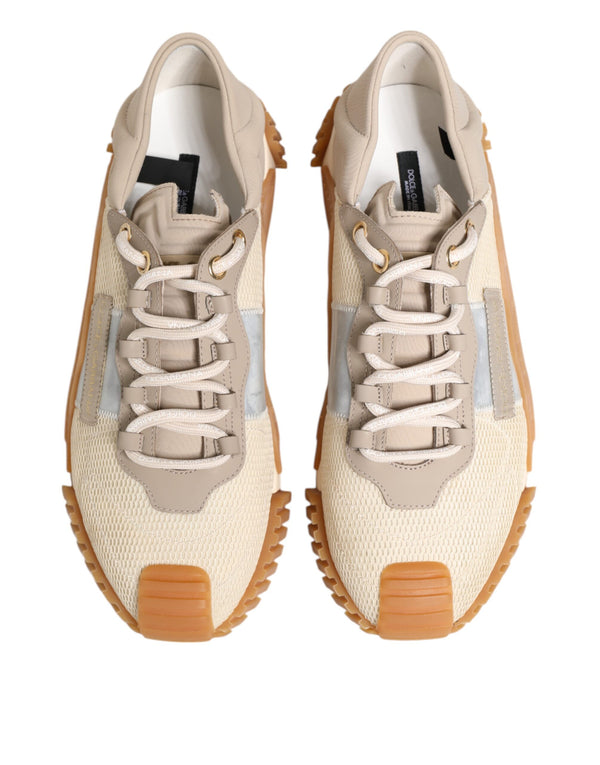 Beige Lace Up Low Top NS1 Männer Turnschuhe Schuhe